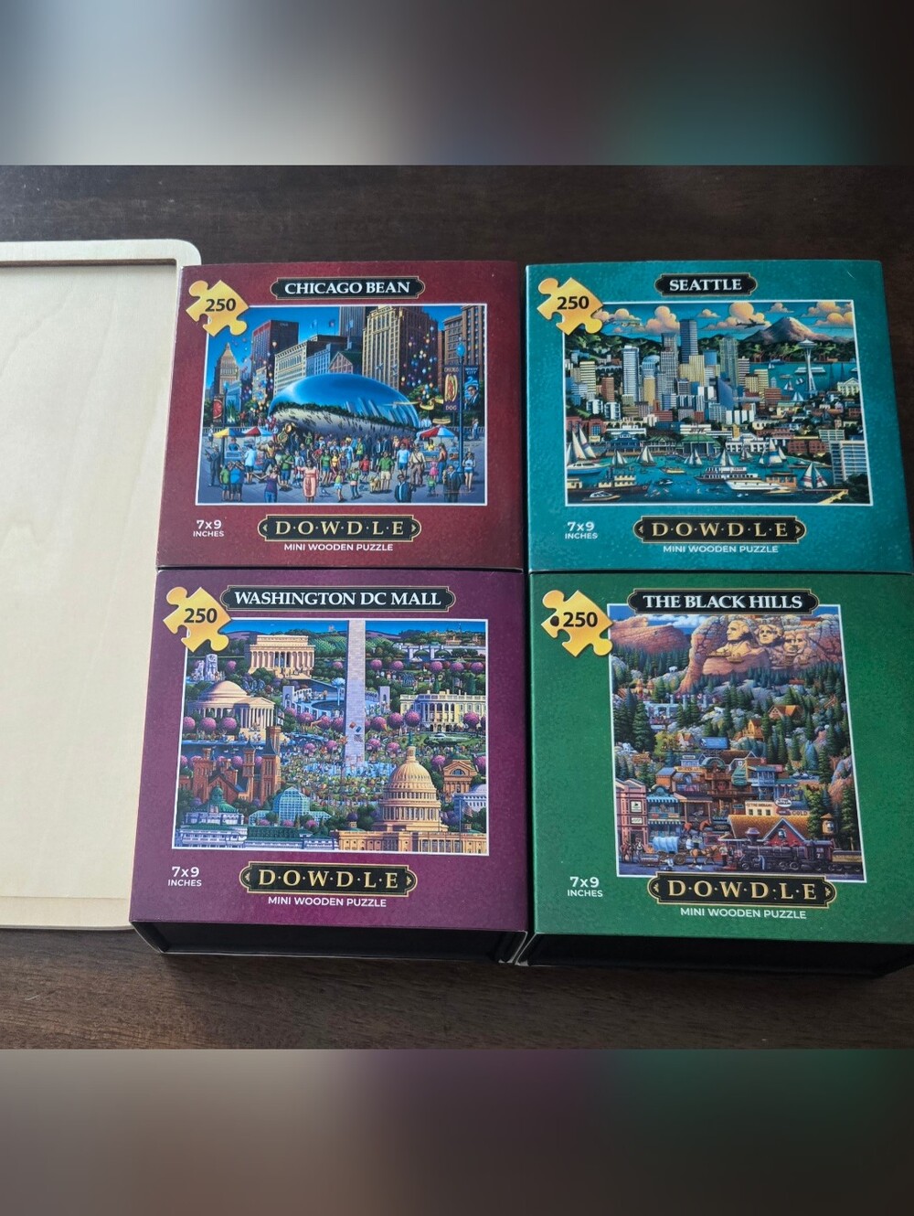 Dowdle Mini Wooden Puzzle Bundle